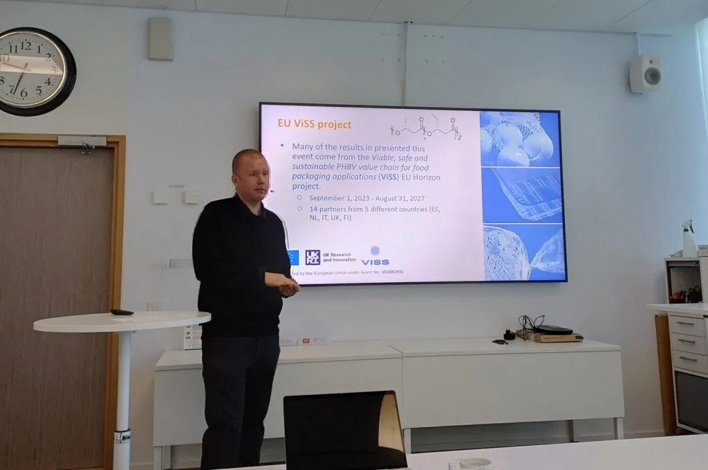 ViSS seminar at VTT explores sustainable material development for PHA biopolymers